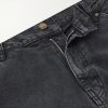 Wide-Leg Double-Knee Distressed Jeans - E1