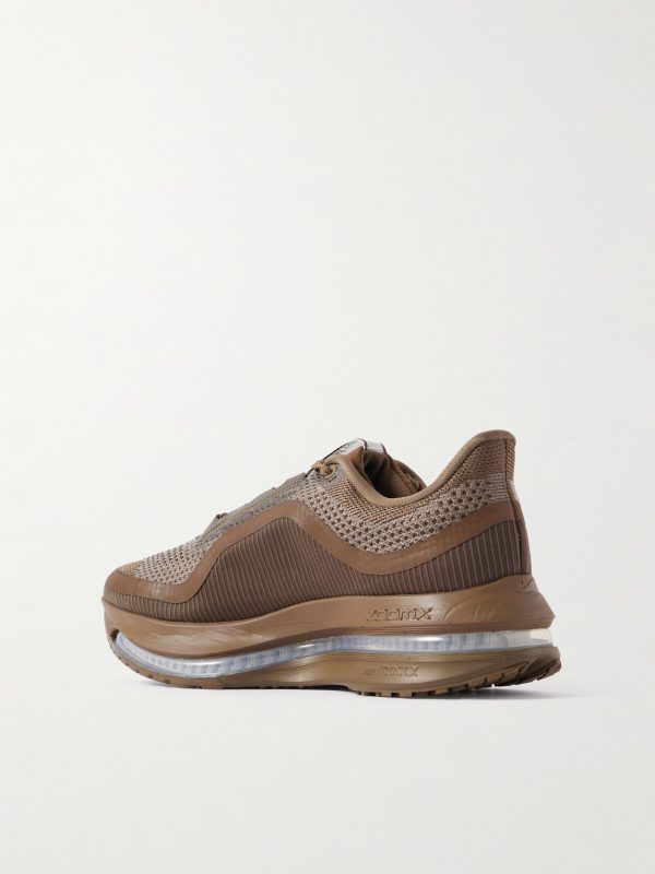Pegasus Premium Rubber-Trimmed Mesh Running Sneakers - BK