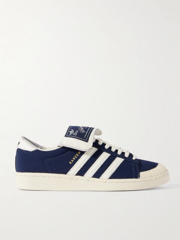 + Willy Chavarria Jabbar Leather-Trimmed Shell Sneakers