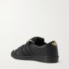 + Willy Chavarria Jabbar Leopard-Print Pony Hair-Trimmed Leather Sneakers - BK