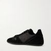 Minimal Suede and Nylon Sneakers - BK Minimal Suede and Nylon Sneakers - BK