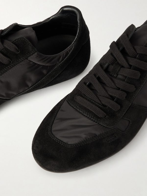 Minimal Suede and Nylon Sneakers - CU Minimal Suede and Nylon Sneakers - CU