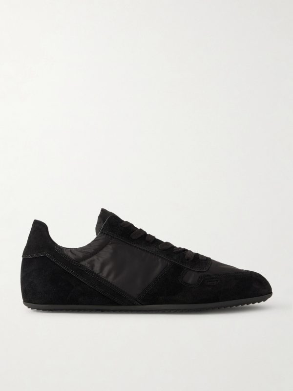 Minimal Suede and Nylon Sneakers Minimal Suede and Nylon Sneakers
