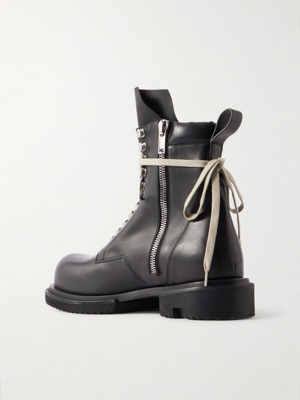 Army Gabe Leather Boots - BK Army Gabe Leather Boots - BK