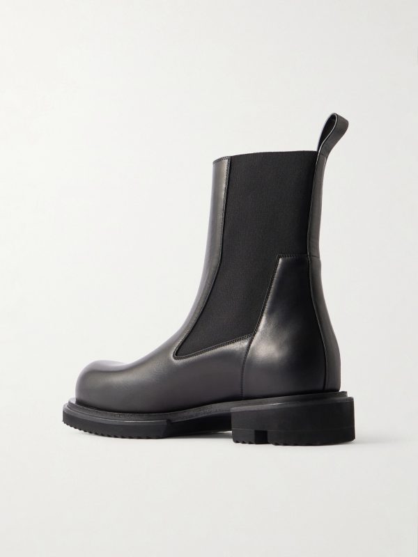 Beatle Gabe Leather Chelsea Boots - BK