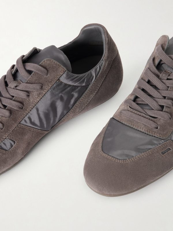 Minimal Suede and Nylon Sneakers - CU Minimal Suede and Nylon Sneakers - CU