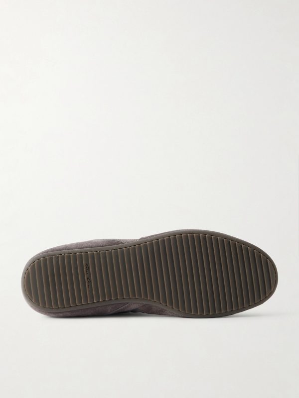 Minimal Suede and Nylon Sneakers - E1 Minimal Suede and Nylon Sneakers - E1