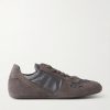 Minimal Suede and Nylon Sneakers Minimal Suede and Nylon Sneakers