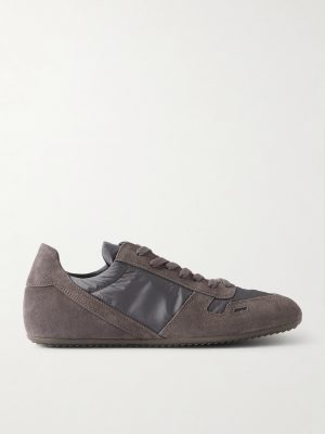 Minimal Suede and Nylon Sneakers Minimal Suede and Nylon Sneakers