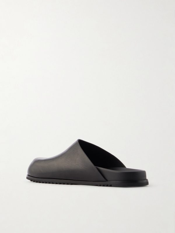 Granola Leather Mules - BK