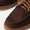 Ranger Camp Moc Leather-Trimmed Suede Boat Shoes - CU