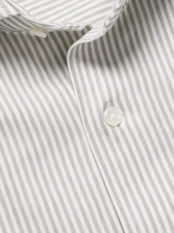 Excursionist Flex Slim-Fit Striped Cotton-Blend Shirt - CU Excursionist Flex Slim-Fit Striped Cotton-Blend Shirt - CU