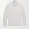 Excursionist Flex Slim-Fit Striped Cotton-Blend Shirt Excursionist Flex Slim-Fit Striped Cotton-Blend Shirt