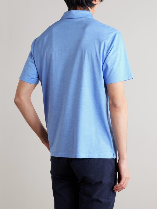 Excursionist Stretch-Cotton and Modal-Blend Polo Shirt - BK