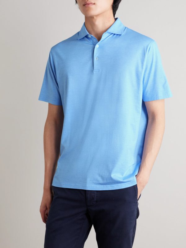 Excursionist Stretch-Cotton and Modal-Blend Polo Shirt - FR
