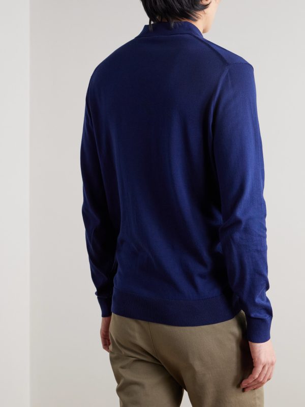 Mariner Sea Island Cotton Polo Shirt - BK Mariner Sea Island Cotton Polo Shirt - BK