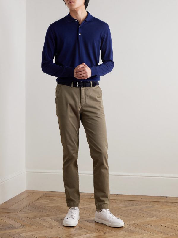 Mariner Sea Island Cotton Polo Shirt - OU Mariner Sea Island Cotton Polo Shirt - OU