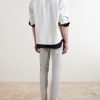 Fairfield Straight-Leg Garment-Dyed Jeans - BK