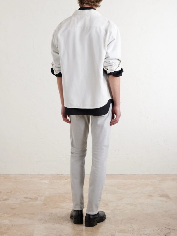 Fairfield Straight-Leg Garment-Dyed Jeans - BK