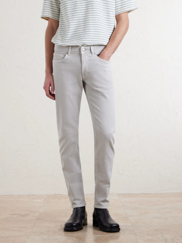 Fairfield Straight-Leg Garment-Dyed Jeans - FR
