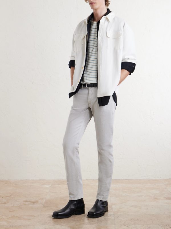 Fairfield Straight-Leg Garment-Dyed Jeans - OU