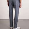 Signature Straight-Leg Cotton-Blend Sateen Trousers - BK Signature Straight-Leg Cotton-Blend Sateen Trousers - BK