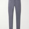 Signature Straight-Leg Cotton-Blend Sateen Trousers Signature Straight-Leg Cotton-Blend Sateen Trousers