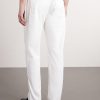 Signature Straight-Leg Cotton-Blend Sateen Trousers - BK