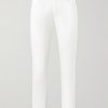 Signature Straight-Leg Cotton-Blend Sateen Trousers