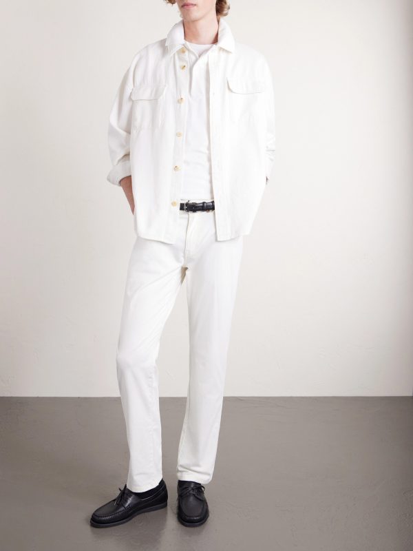 Signature Straight-Leg Cotton-Blend Sateen Trousers - OU