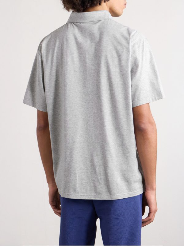 Excursionist Stretch-Cotton and Modal-Blend Polo Shirt - BK