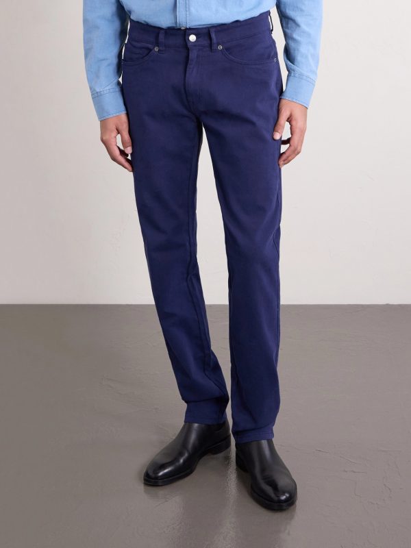 Crown Straight-Leg Cotton-Canvas Trousers - FR