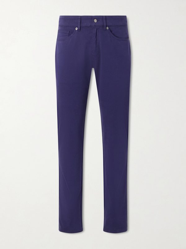 Crown Straight-Leg Cotton-Canvas Trousers