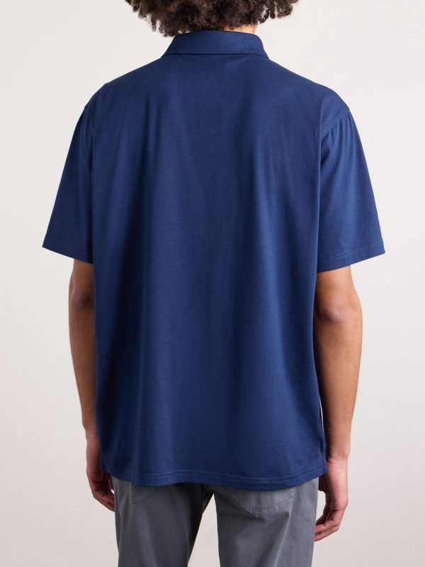 Excursionist Stretch-Cotton and Modal-Blend Polo Shirt - BK Excursionist Stretch-Cotton and Modal-Blend Polo Shirt - BK