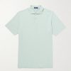 Albatross Pima Cotton-Blend Piqué Polo Shirt Albatross Pima Cotton-Blend Piqué Polo Shirt