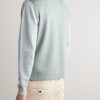 Winsome Hybrid Quilted Striped Shell and Piqué Gilet - BK