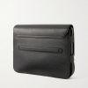 Sartorial Cross-Grain Leather Messenger Bag - BK Sartorial Cross-Grain Leather Messenger Bag - BK