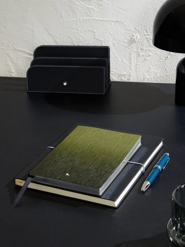Large Dégradé Corteccia Sfumato Leather Notebook - OU