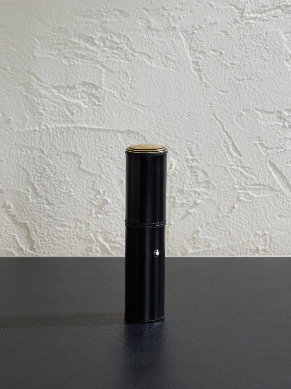 Meisterstück Leather and Gold-Tone Pen Pouch