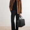 Full-Grain Leather Weekend Bag - OU Full-Grain Leather Weekend Bag - OU