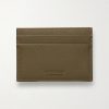 Sartorial Cross-Grain Leather Cardholder - BK