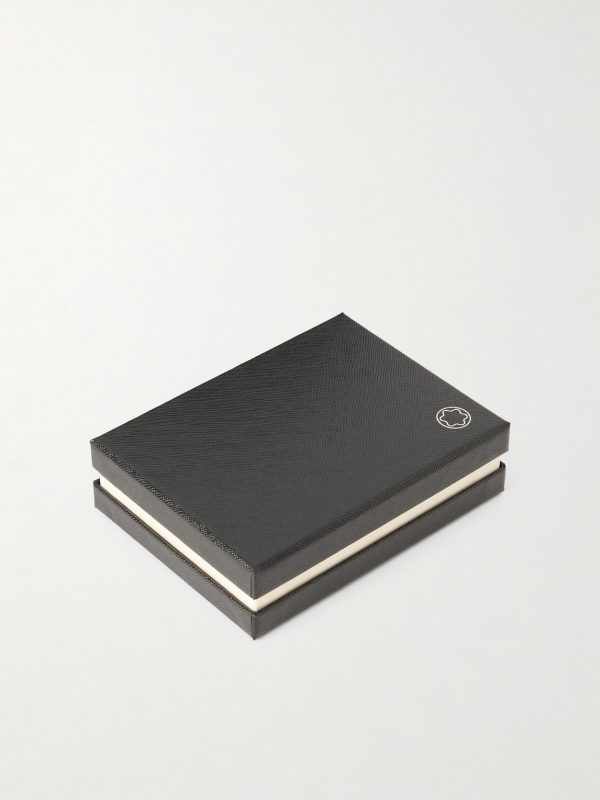 Sartorial Cross-Grain Leather Cardholder - E2