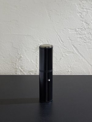 Meisterstück Leather and Silver-Tone Pen Pouch