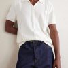 Cable-Knit Cotton Polo Shirt - CU Cable-Knit Cotton Polo Shirt - CU
