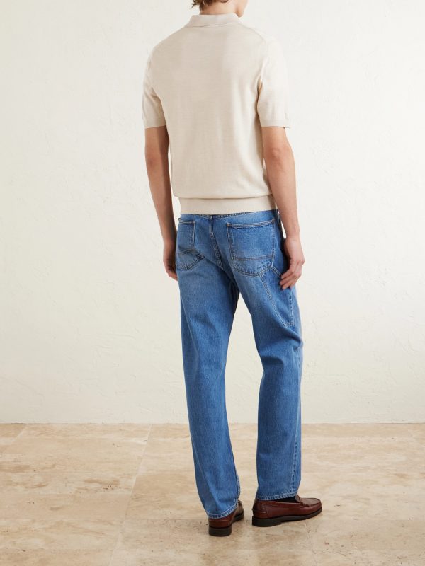 Merino Wool Polo Shirt - BK