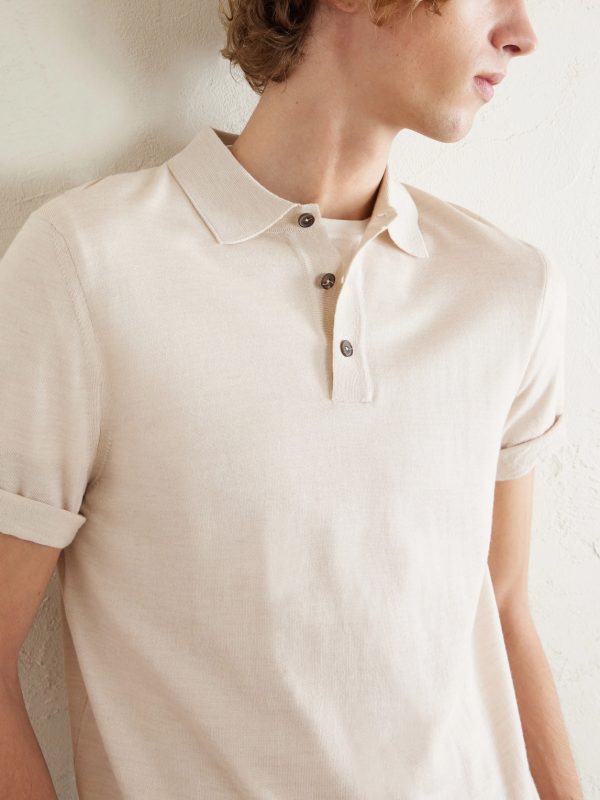 Merino Wool Polo Shirt - CU