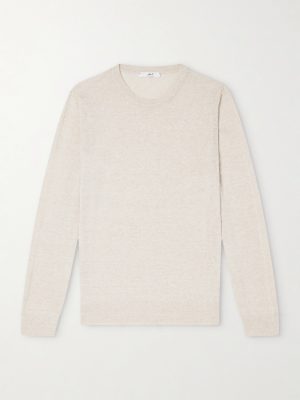 Linen and Cotton-Blend Sweater