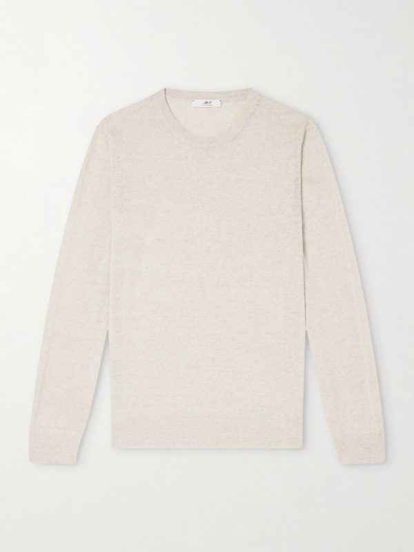 Linen and Cotton-Blend Sweater Linen and Cotton-Blend Sweater