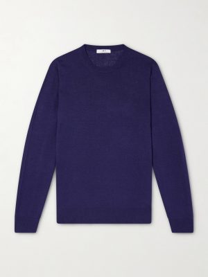 Linen and Cotton-Blend Sweater