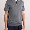 Silk and Cotton-Blend Polo Shirt - FR Silk and Cotton-Blend Polo Shirt - FR